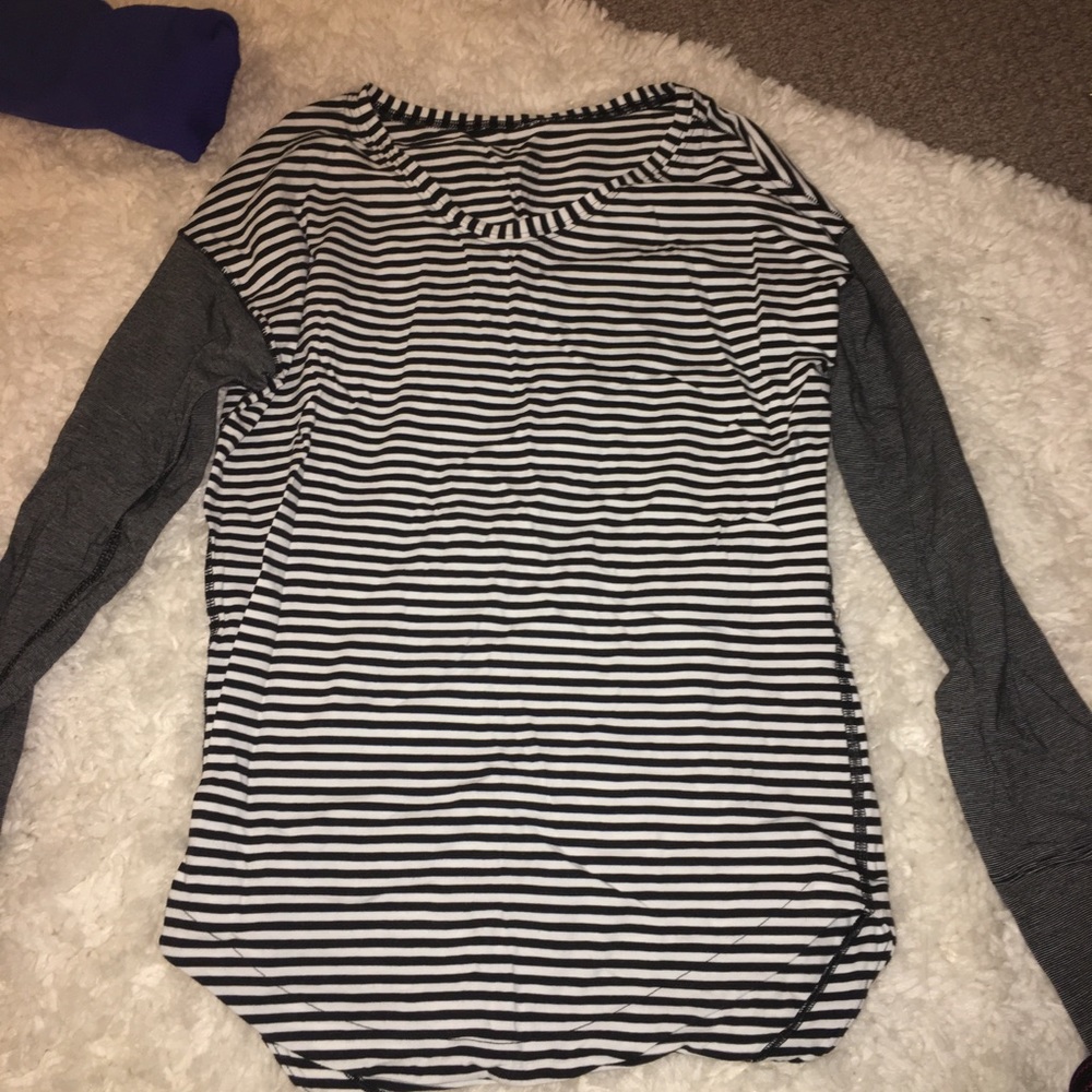 Lulu Lemon striped long sleeve